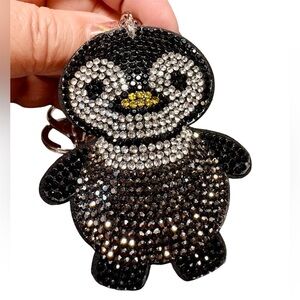 Sparkling Penguin Keychain